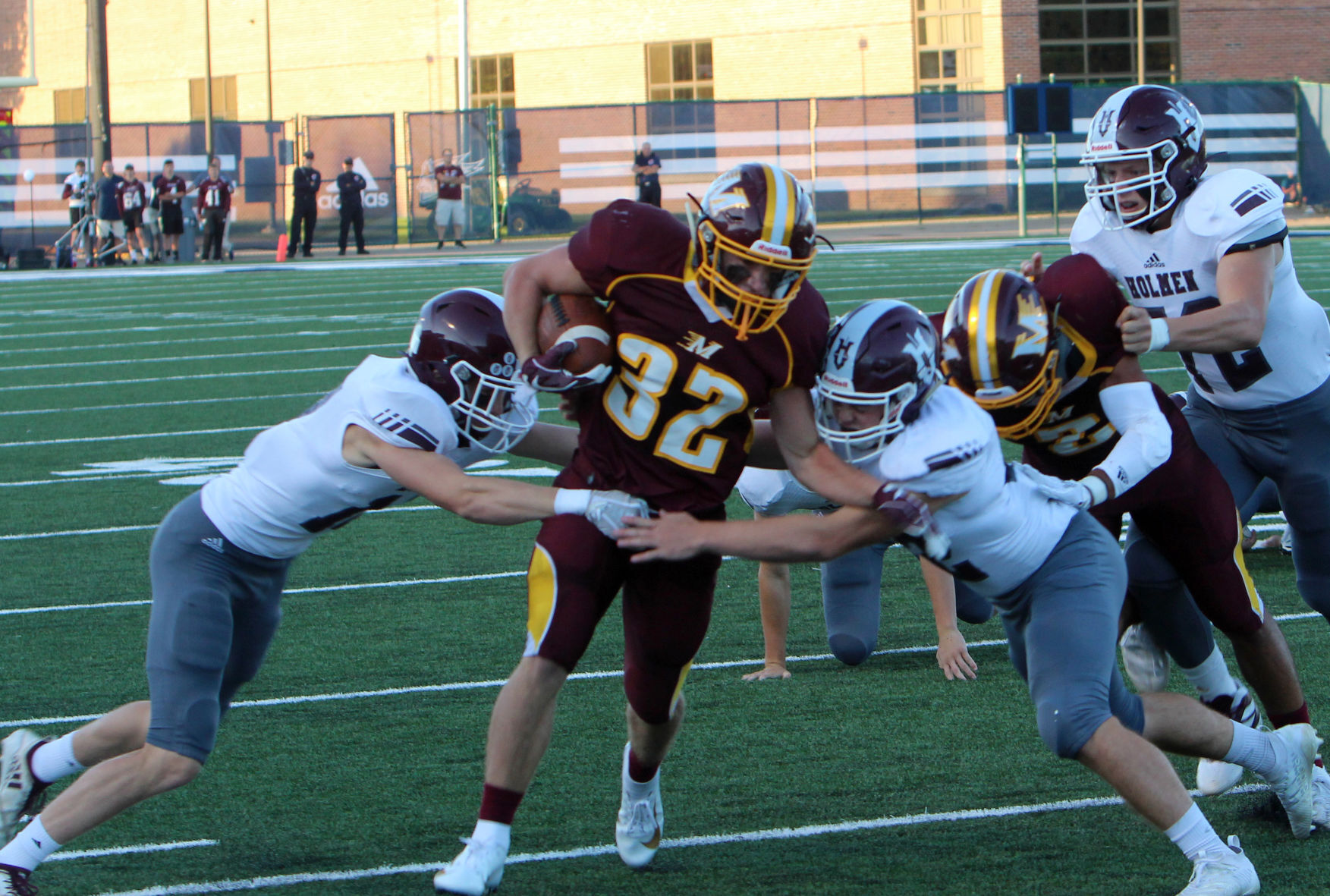 Holmen at Menomonie football 8-29-19